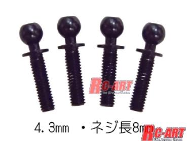 Kugelkopf 4.3mm länge 10 mm